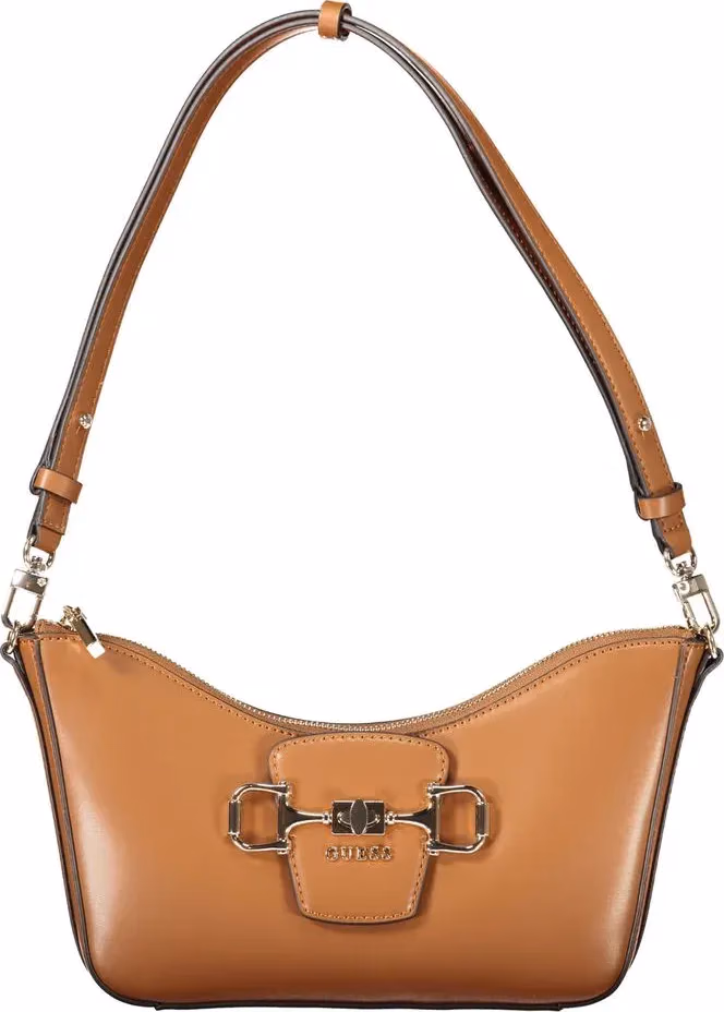 Guess Jeans Marrone Polyurethane Women Handbag
