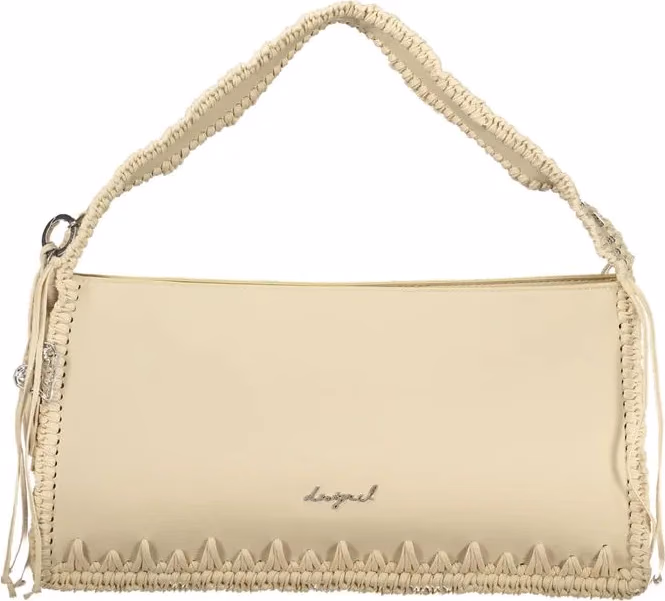 Desigual Beige Polyurethane Women Handbag