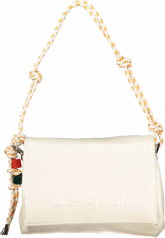 Desigual Ecru Polyurethane Women Handbag
