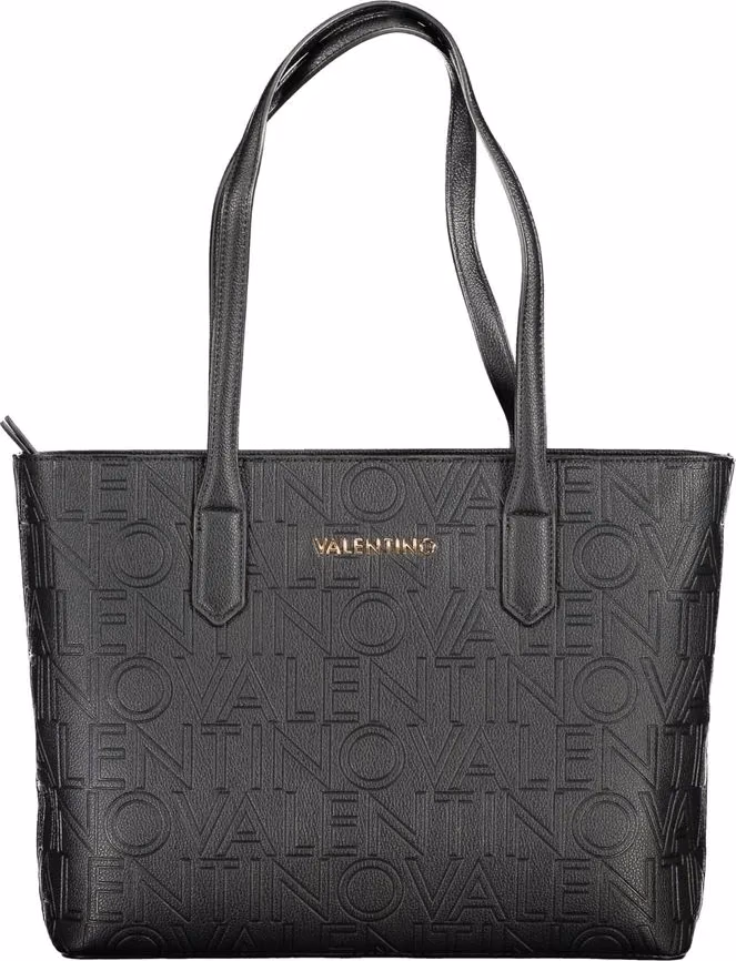 Mario Valentino Black Polyurethane Women's Bag