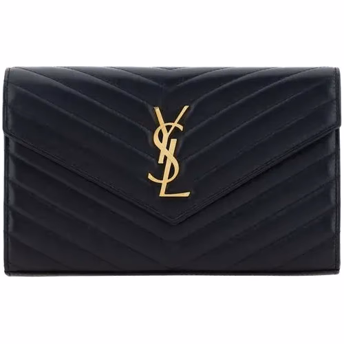 Saint Laurent Black Lamb Ovis Aries Aries Shoulder Bag