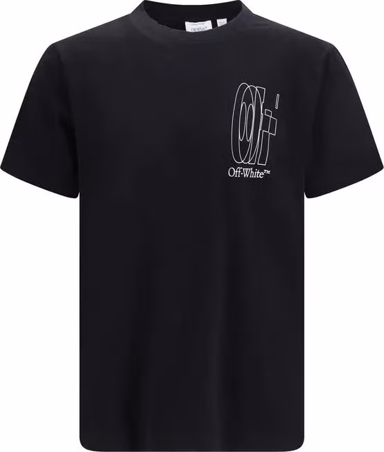 Off-White Black Cotton T-Shirt
