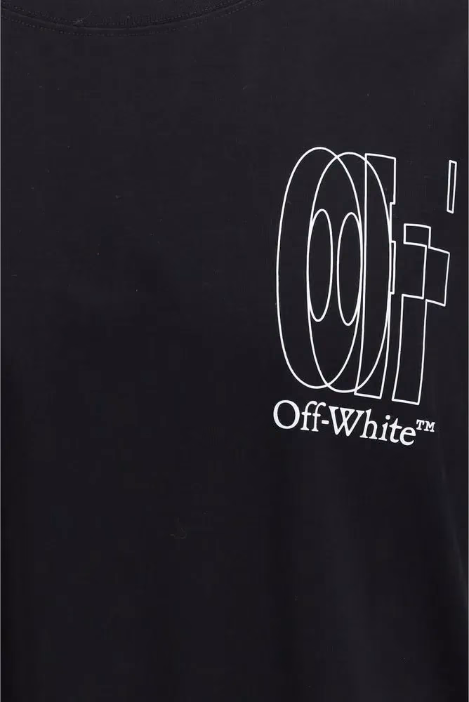 Off-White Black Cotton T-Shirt