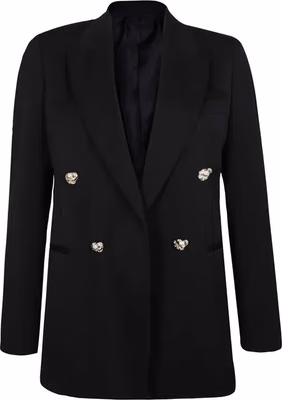 Black Virgin Wool Blazer