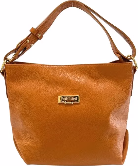 Baldinini Trend Brown Leather Women Shoulder Bag