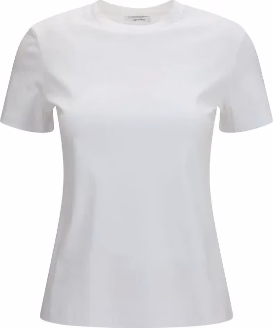 Max Mara Pure White Cotton T-Shirt
