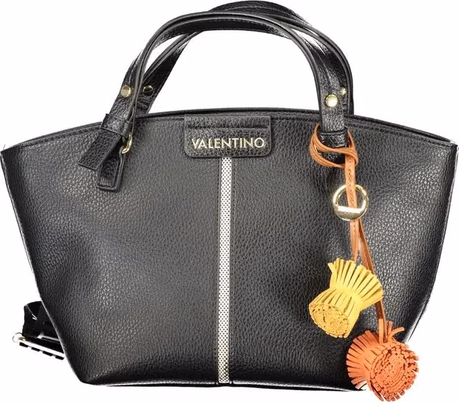 Mario Valentino Black Polyurethane Women's Bag