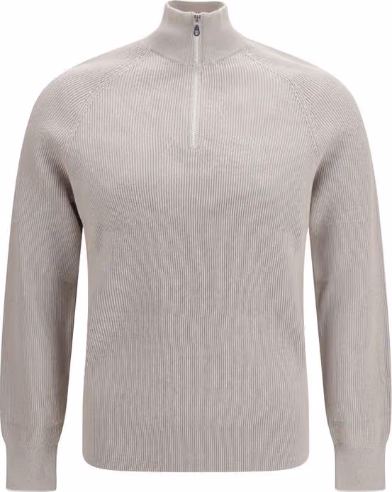 Brunello Cucinelli Beige Cotton Sweatshirt