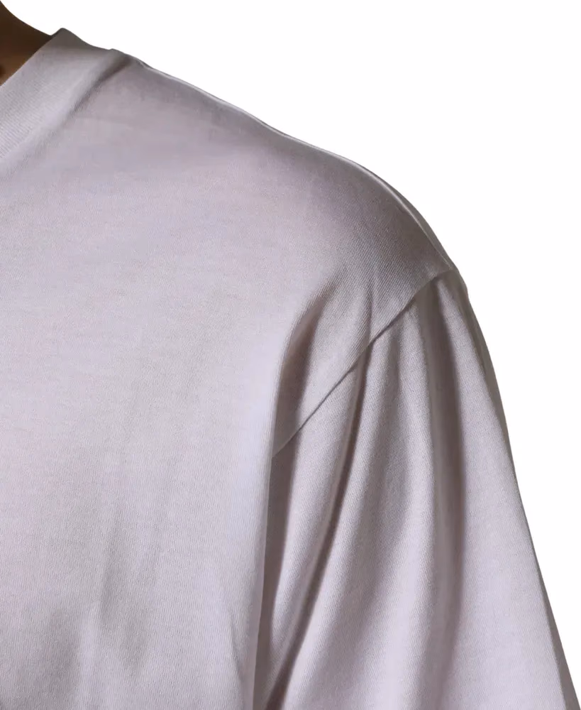 Dolce & Gabbana White Oversized Cotton Men Crew Neck T-shirt