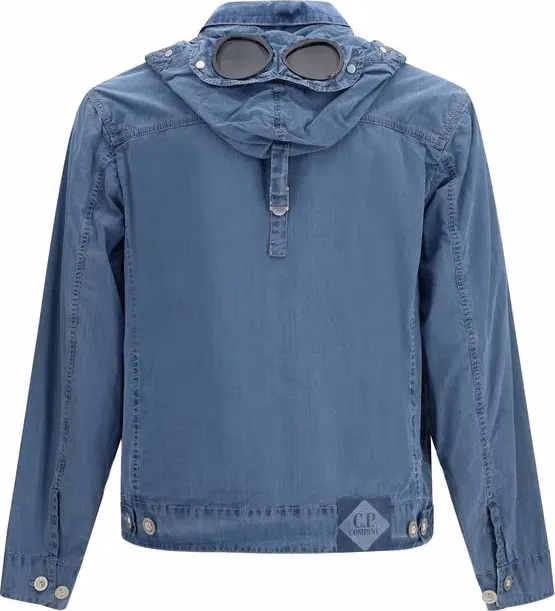 C.P. Company Blue Cotton Full-Length Jacket