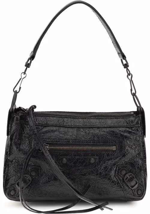 Balenciaga Black Lamb Ovis Aries Aries Handbag