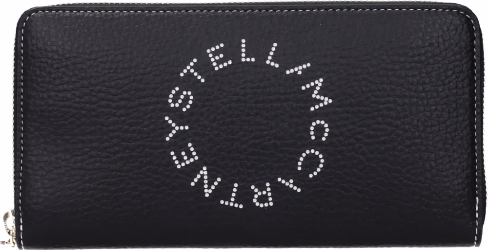 Stella McCartney Black Leather Wallet