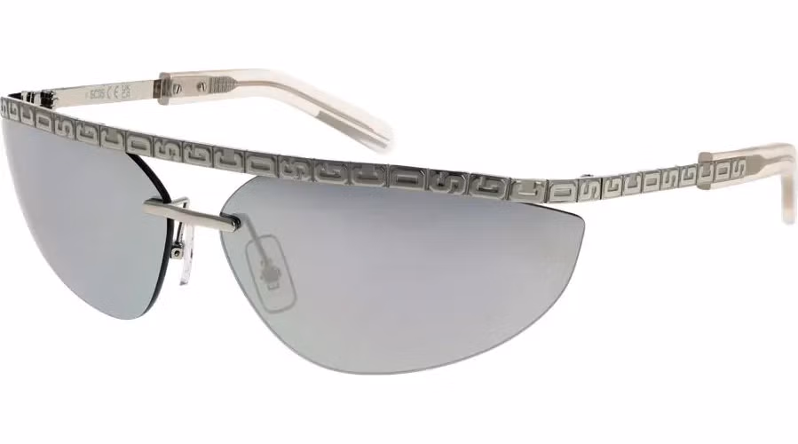 GCDS Silver Metal Sunglasses