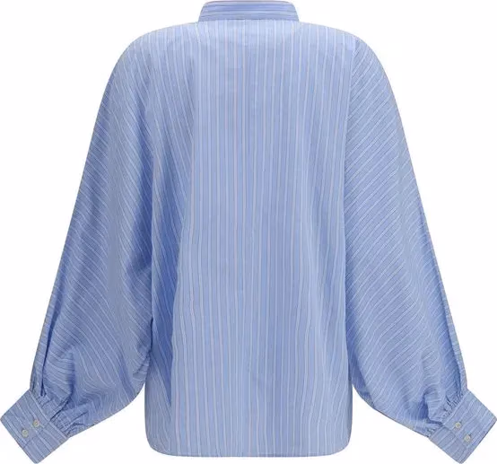 SOSUE Blue Cotton Shirt