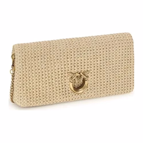PINKO Beige Polypropylene Shoulder Bag