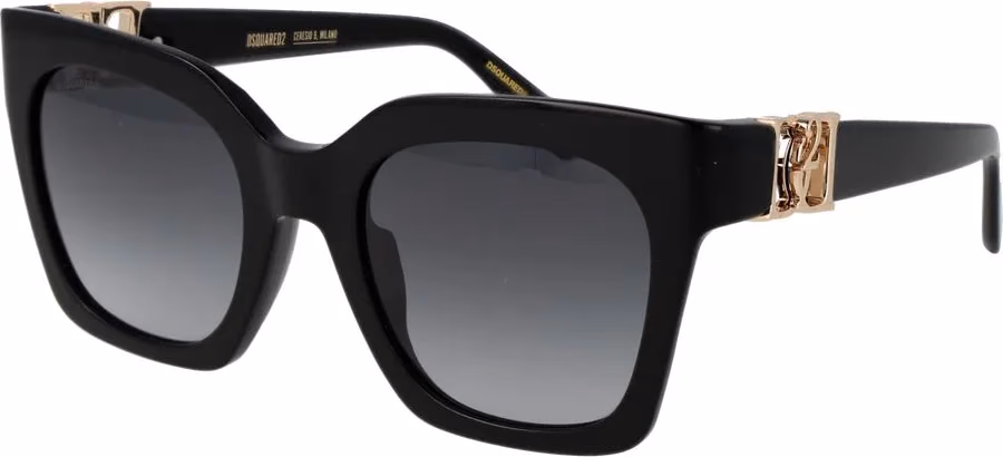 Dsquared² Black Acetate Sunglasses