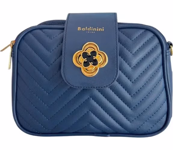 Baldinini Trend Blue PU Women Crossbody Bag