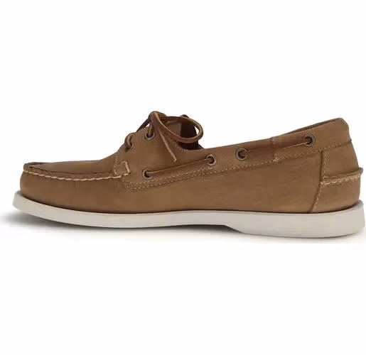 Sebago Brown Calf Leather Bos Taurus Slip-On Loafers