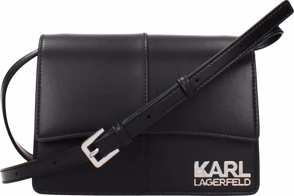 Karl Lagerfeld Black Polyethylene Crossbody Bag