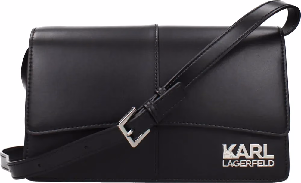 Karl Lagerfeld Black Polyethylene Crossbody Bag