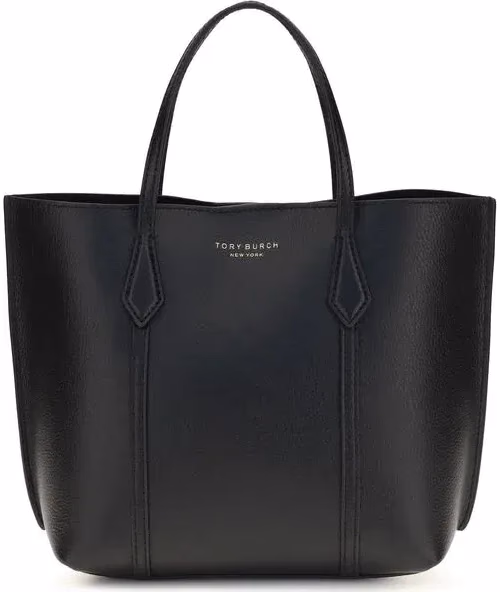Tory Burch Black Calf Leather Bos Taurus Handbag
