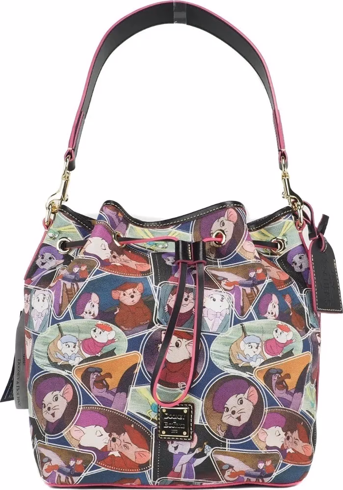 Dooney & Bourke Dooney & Bourke Disney Rescuers Drawstring Bucket Shoulder Bag