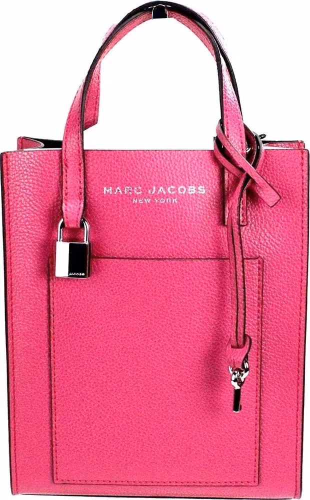 Marc Jacobs Marc Jacobs Mini Grind Cactus Flower Pebbled Leather Crossbody Tote Bag