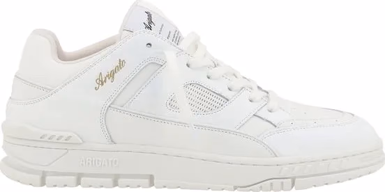 Axel Arigato White Calf Leather Bos Taurus Athletic Sneakers
