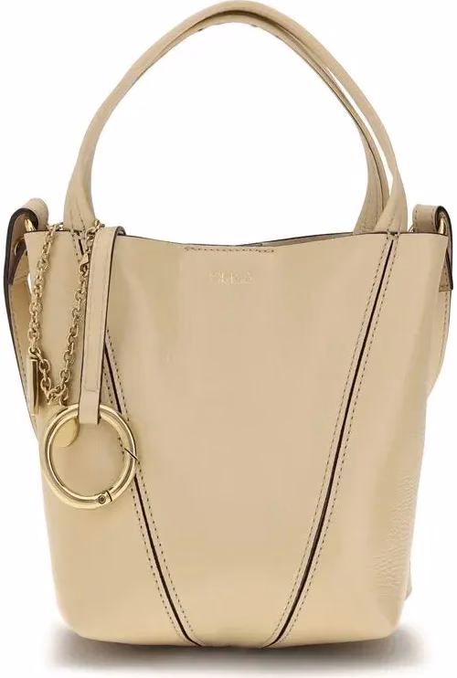 Chloé Beige Calf Leather Bos Taurus Shoulder Bag