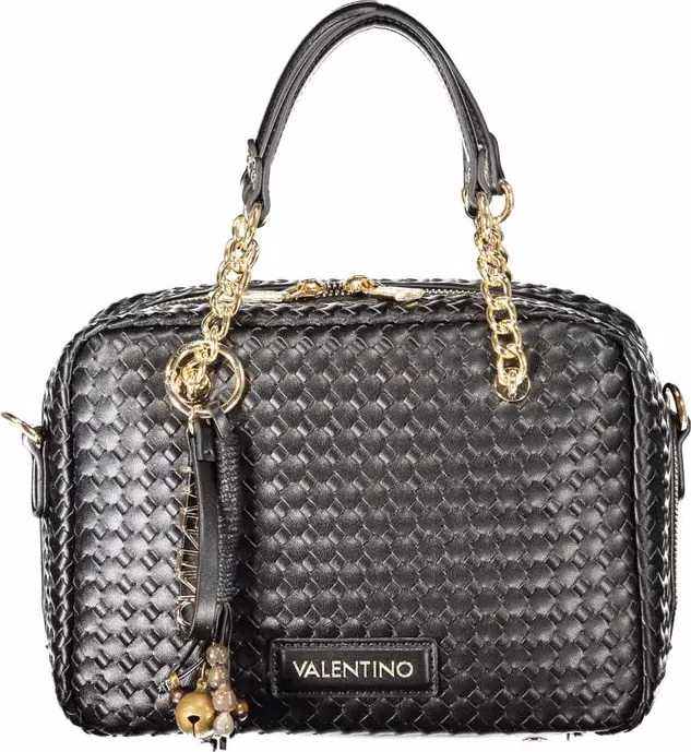 Mario Valentino Black Polyurethane Women's Bag