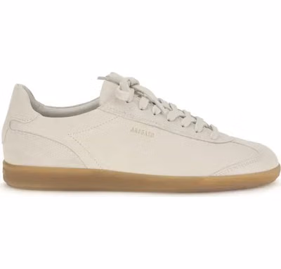 Beige Calf Leather Bos Taurus Low Top Sneakers