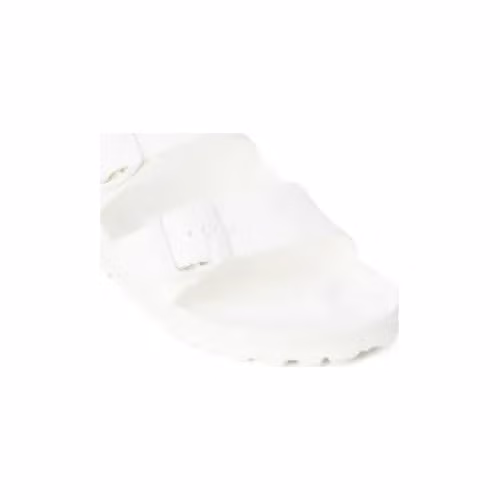 Birkenstock White Plastic Flat Sandals