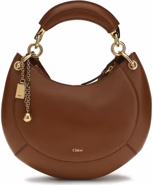 Chloé Brown Calf Leather Bos Taurus Shoulder Bag