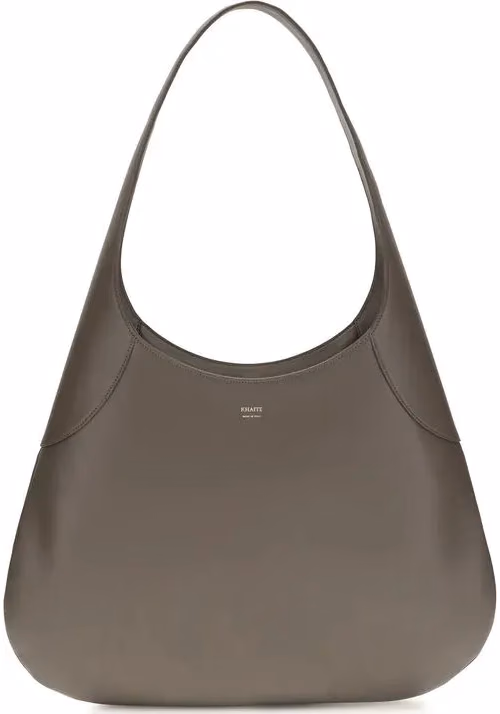 Khaite Gray Calf Leather Bos Taurus Handbag