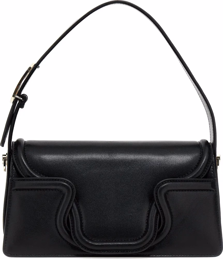 Valentino Garavani Black Leather Shoulder Bag