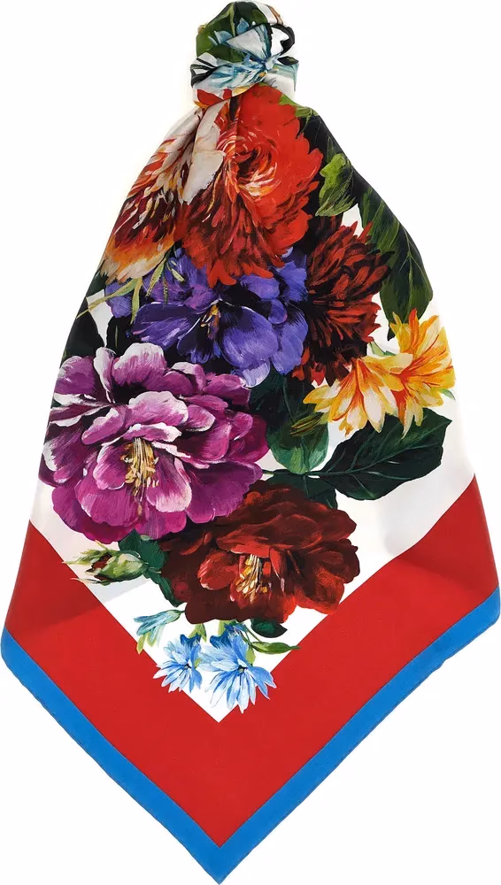 Dolce & Gabbana Multicolor Silk Foulard