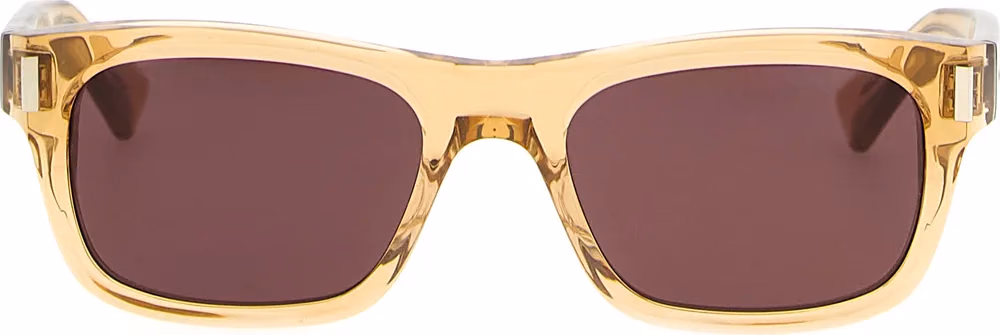 Saint Laurent Beige Acetate Sunglasses