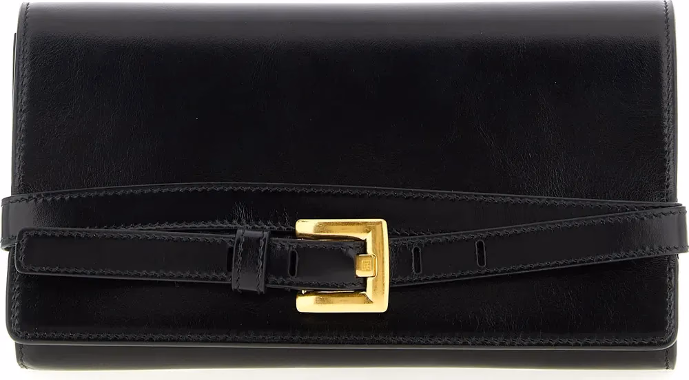 Balmain Black Calfskin Cardholder