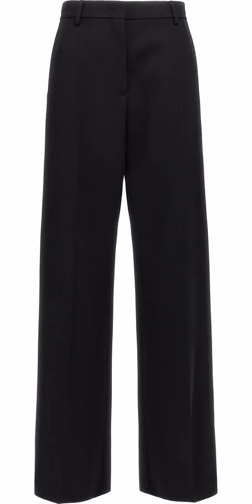 Valentino Garavani Black Virgin Wool Dress Pants