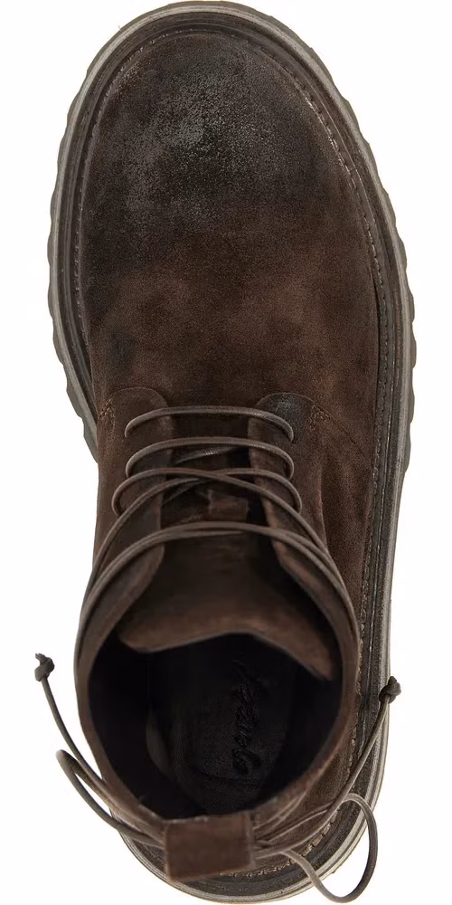 Marsell Brown Cotton Chelsea Boots