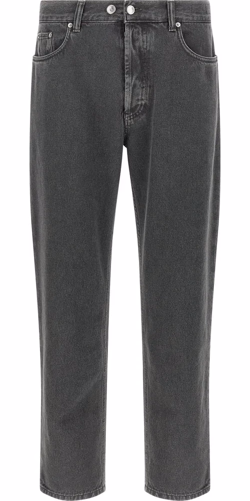Department 5 Gray Cotton Cropped Jeans