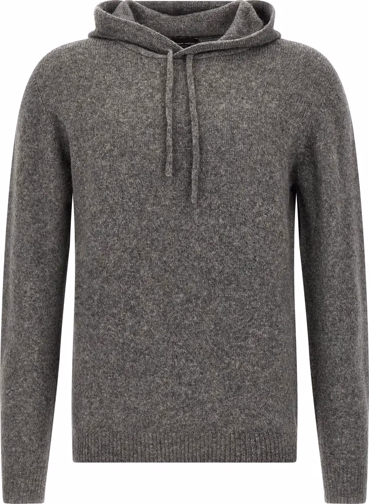 Roberto Collina Gray Virgin Wool Cardigan