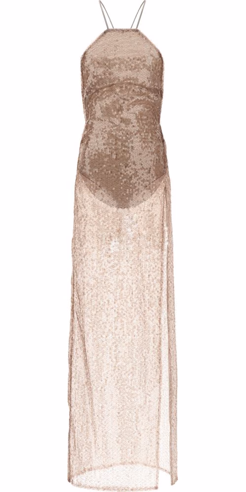The Andamane Multicolor Polyester Long Dress