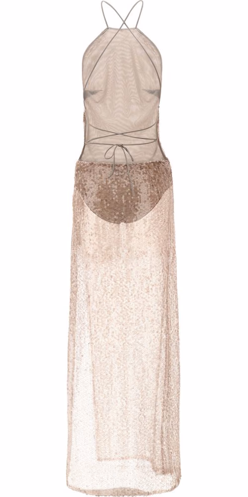 The Andamane Multicolor Polyester Long Dress