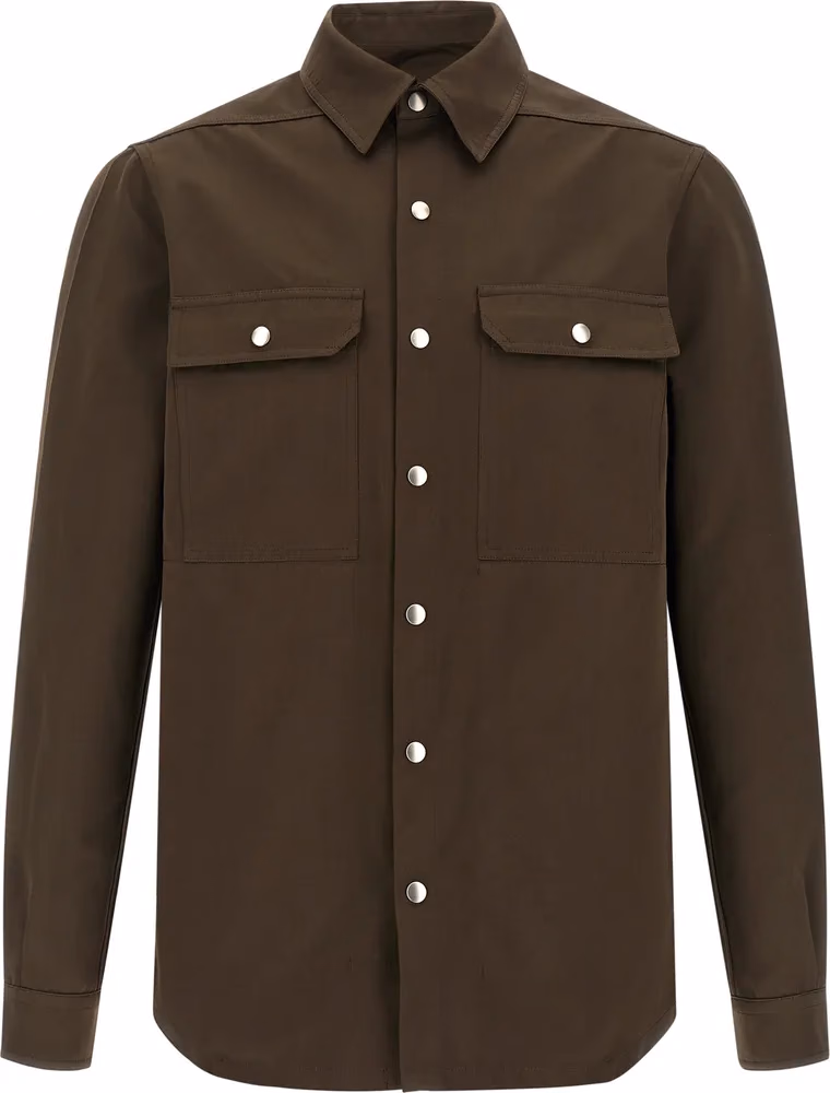 Rick Owens Brown Polyester Blouse