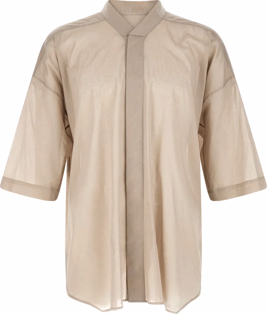 Rick Owens Gray Cotton Blouse
