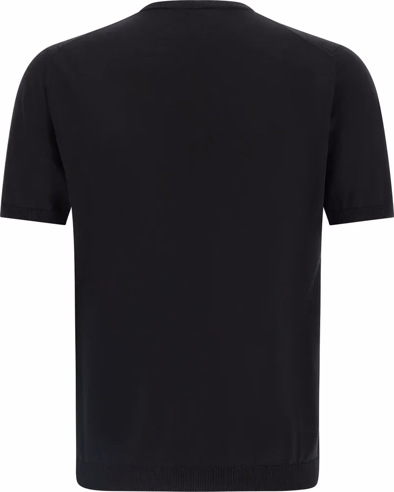Roberto Collina Black Cotton Cardigan