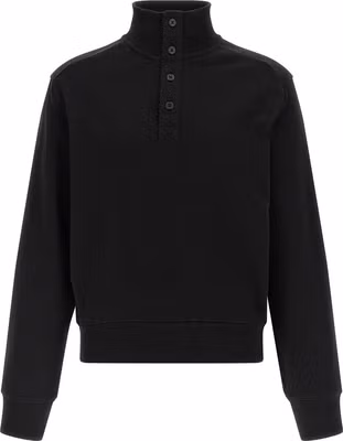 Black Cotton Cardigan