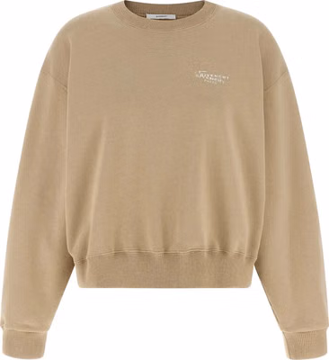 Beige Cotton Sweatshirt