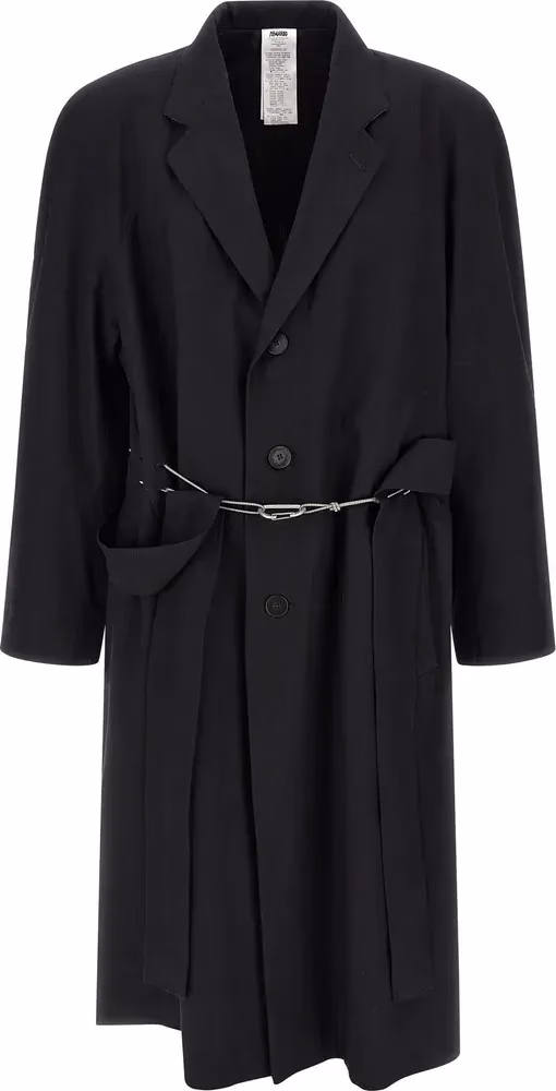 Magliano Black Cotton Coat